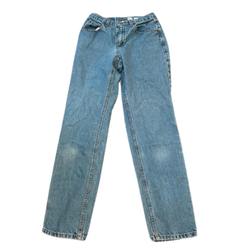 Vintage Liz Claiborne high Rise Straight Leg Jeans | Light Med Blue | W26 x L31
